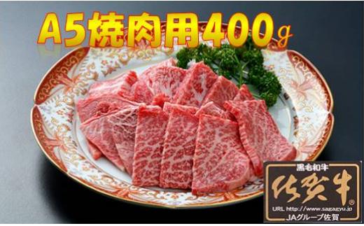 
佐賀牛A5焼肉用 400g
