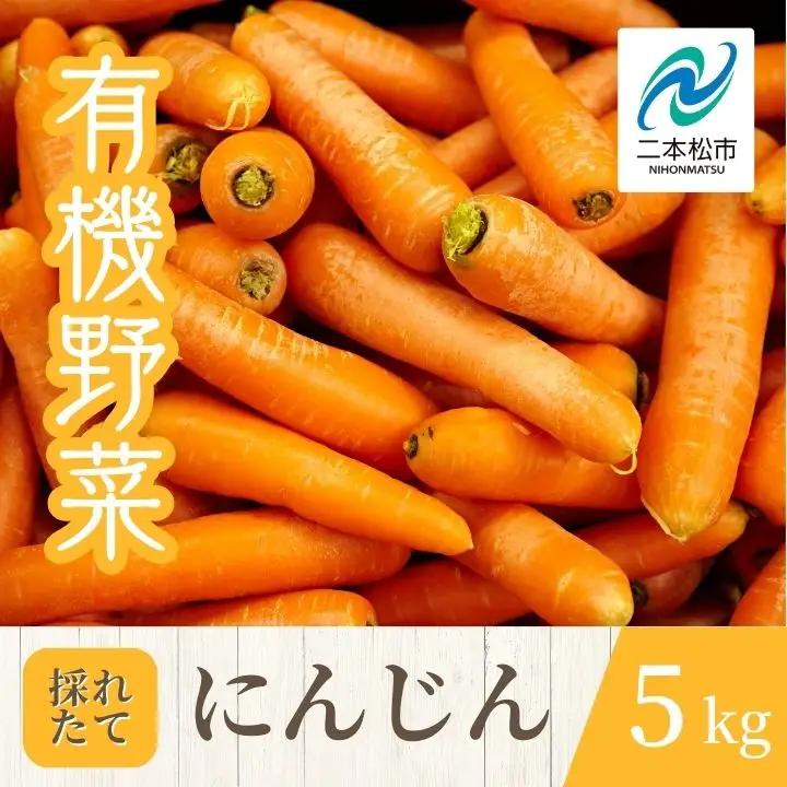 《2026年11月以降順次発送》人参5kg【一般社団法人二本松有機農業研究会】