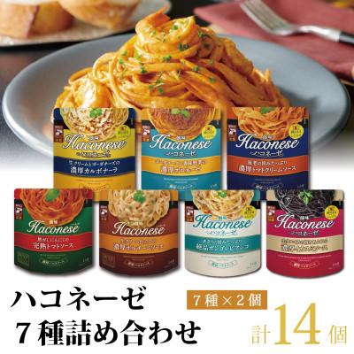 ふるさと納税 京丹波町 【創味】 ハコネーゼ 7種詰め合わせ 7種類×2個 計14個セット パスタソース レトルト
