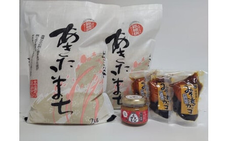 マルカ あきたこまちとおかずのセット【三浦醤油店】