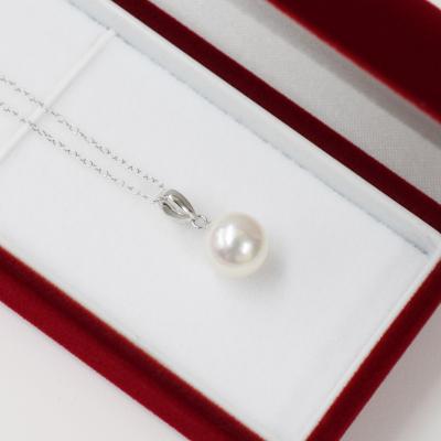 ふるさと納税 天草市 天草産 9-9.5mm 一粒 あこや真珠 ネックレス アジャスター K18WG_S101-362 |  | 01