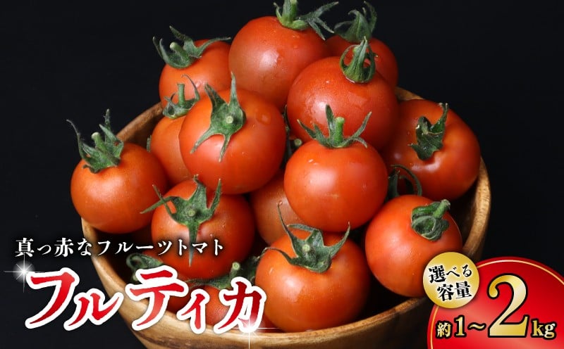 
                  真っ赤な フルーツ トマト 選べる 約 1kg / 約 2kg 高糖度 フルーツトマト 甘い 期間限定 ジューシー 濃厚 旬 野菜 夏野菜 フルティカ 中玉 ミニトマト より 大きい 人気 おすすめ ご褒美 サラダ お弁当 おかず 産地直送 千葉県 旭市 株式会社 はなわ農園 hnw
                