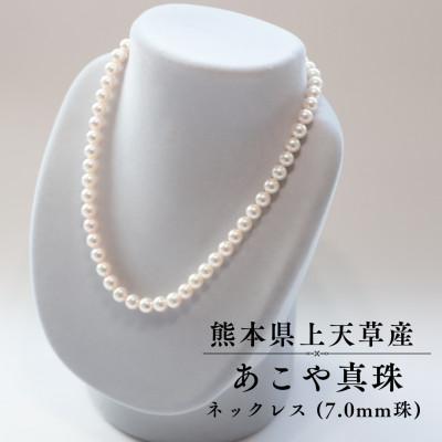 ふるさと納税 上天草市 上天草産 あこや真珠 ネックレス(7.0mm珠)