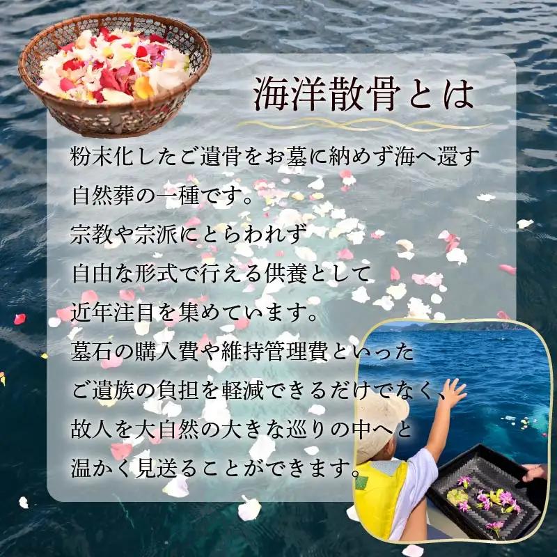 海洋散骨 伊豆 下田 代行 サービス チケット 供養 船