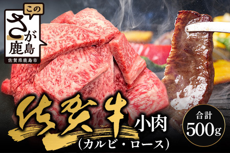 佐賀牛小肉500g（カルビ、ロース）B-840