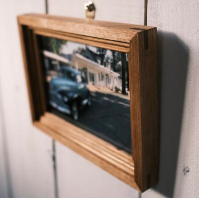 ふるさと納税 江南市 アメリカンデザイン　フォトフレーム　L版【国産杉無垢材使用】 |  | 01