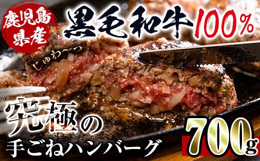 
										
										i218 鹿児島県産！黒毛和牛の究極の手ごねハンバーグ(100g×7個)4～5等級の100％国産ハンバーグ！国産牛肉だから安心安全！今夜の夕食に簡単調理！ ハンバーグ 牛肉 黒毛和牛 100％ 国産 冷凍 おかず 手ごねハンバーグ 安心安全 簡単調理 【スーパーよしだ】
									