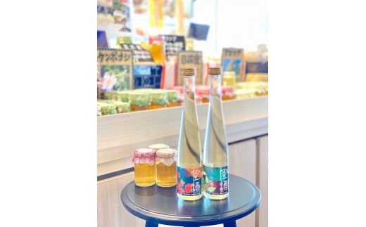 桜百花・ケンポナシ蜂蜜酒 （ミード酒） 375ml×2本セット 五泉市産蜂蜜 100％使用 | 蜂蜜 お酒 新潟県 五泉市 まるっと五泉プロジェクトFunSpace株式会社