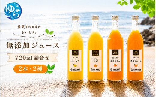 有田 みかん 100% ジュース / 温州みかん 有田みかん ストレート 果汁 無添加 柑橘 和歌山 8000円 720ml ※北海道・沖縄・離島への配送不可 //drink 【ikd100-set7