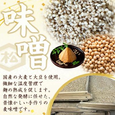 ふるさと納税 いちき串木野市 国産 無添加 麦味噌 4kg(1kg×4個)セット 鹿児島 手作り |  | 02