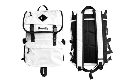 ナイロンフラップポケットスクエア リュックサック 男女兼用 16リットル  静岡県 牧之原市 REVOLLA