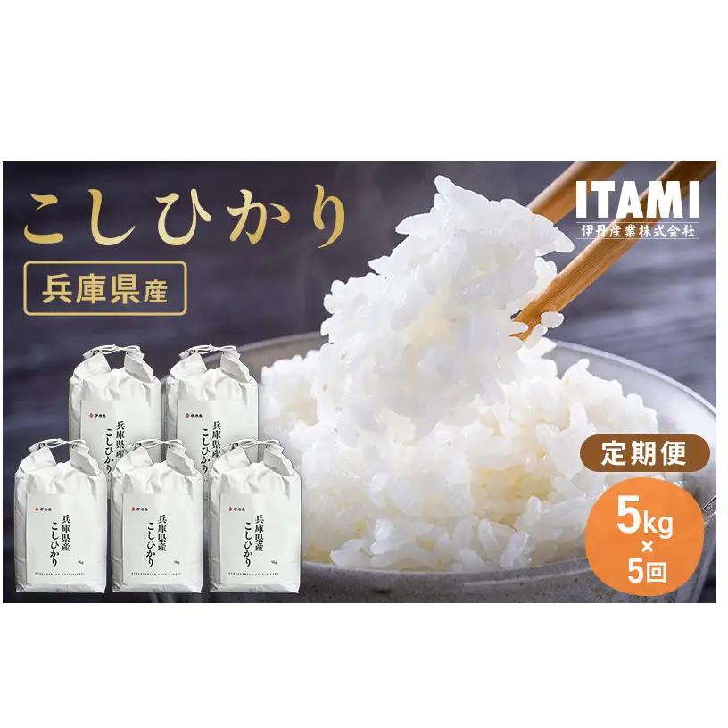 コシヒカリ兵庫県産白米コシヒカリ【5kg】【5ヶ月定期便】