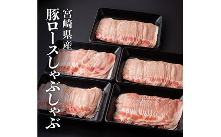 豚肉 【令和8年10月発送】宮崎県産豚 ロース しゃぶしゃぶ 2.5kg 小分け