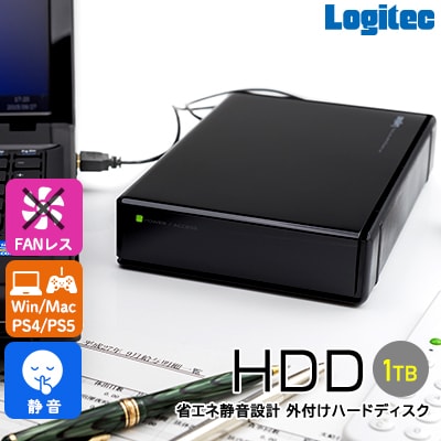 ロジテック ハードディスク(HDD) 1TB LHD-ENA010U3WS 038-06