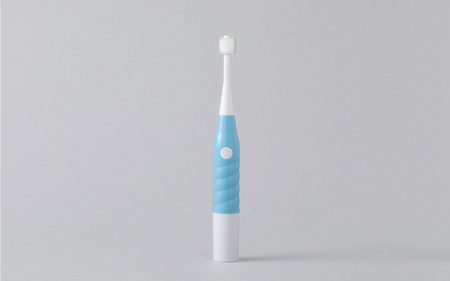 360度毛電動歯ブラシ「POPOTAN candy for KIDS」 ブルー