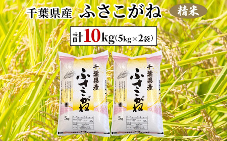 令和6年産　千葉県産ふさこがね 精米 10kg(5kg×2袋) MBAD004