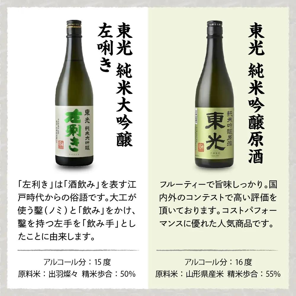 日本酒 東光 米沢 地酒 セット 720ml 2本 日本酒