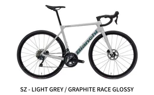 【 size53 】 ビアンキ SPRINT DISC SHIMANO 105 12S カーボンロードバイク SZ-LIGHT GREY × 1台 【 完全組立配送 】 フレーム モノコック エアロ 