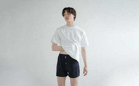 メンズ下着 シルクトランクス (Mネイビー4枚) ZIVANE F7Z-1568