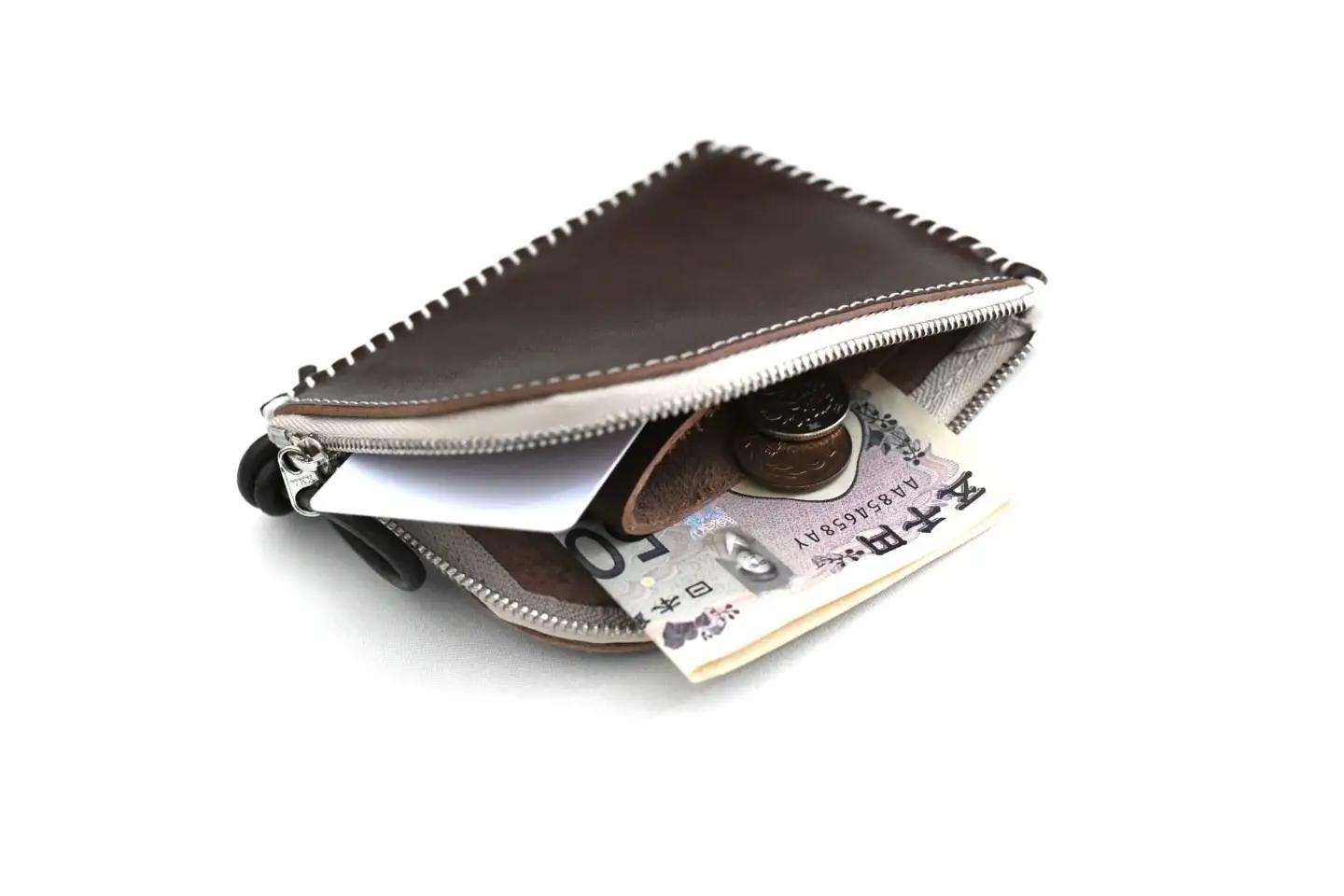 【horii. 】journal wallet（ｼﾞｬｰﾅﾙｳｫﾚｯﾄ）choco【33-33-CHO】