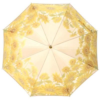 ふるさと納税 富士河口湖町 槙田商店【晴雨兼用】長傘 ”絵おり”  向日葵 |  | 01
