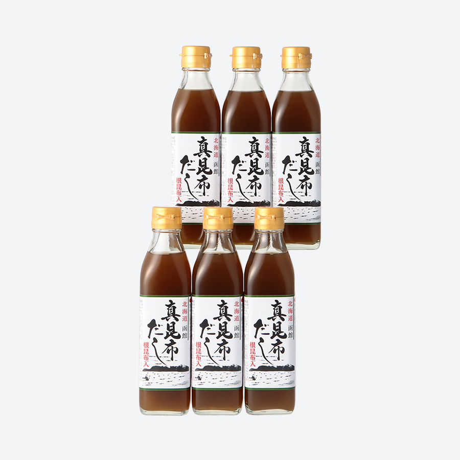 ＜栄屋＞北海道函館「真昆布だし」（根昆布入）300ml×6