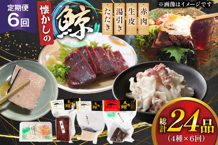 鯨肉 6回定期便 懐かしの 鯨 4種 食べ比べセット [平戸口吉善商店 長崎県 平戸市 hr42bgy390048]