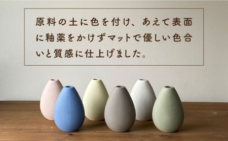【美濃焼】piccola(ピッコラ) 一輪挿し shizuku(しずく) グレー 【金新製陶所】インテリア 雑貨 花瓶 一輪挿し お花 コンパクト グレー 灰 写真映え かわいい シンプル おしゃれ 