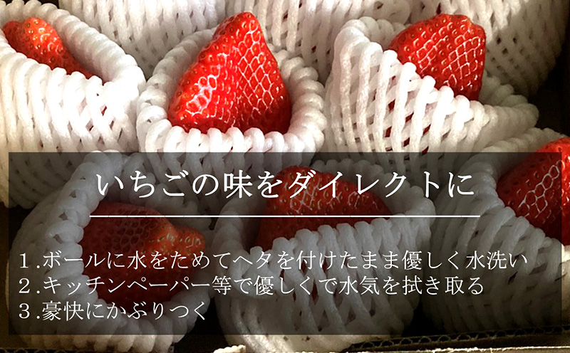 超特大いちご(章姫)　400g以上(6〜8粒、1粒50g以上)　×2箱 ・O046 ／オオダケイチゴ 