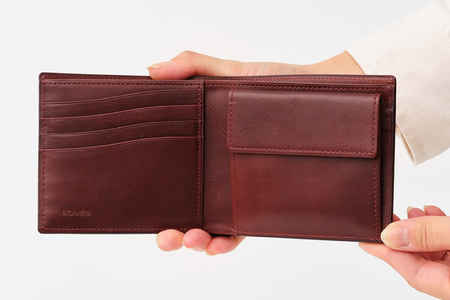 SOMES 財布 二つ折り 札入れ (ダークブラウン) HV-22 [ソメスサドル 北海道 砂川市 12260679-b] ソメス メンズ レディース ウォレット さいふ サイフ 本革 革 革製品 革