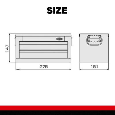 ふるさと納税 河内長野市 TONE トネ ミニツールチェスト ( L-BXM220R ) レッド |  | 03