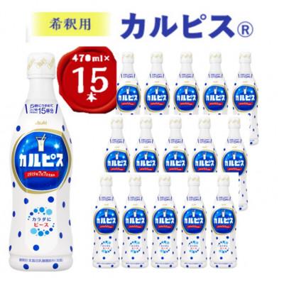ふるさと納税 館林市 【2ヵ月毎定期便】『カルピス』希釈用プラスチックボトル470ml　15本　隔月全6回