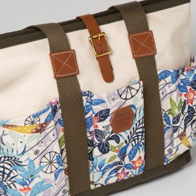 ふるさと納税 八重瀬町 【琉球帆布】アートクラフトマンバッグ / きらきらシークヮーサー |  | 01