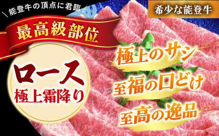 石川県産 能登牛（4～5等級）ロースしゃぶしゃぶ用 450g