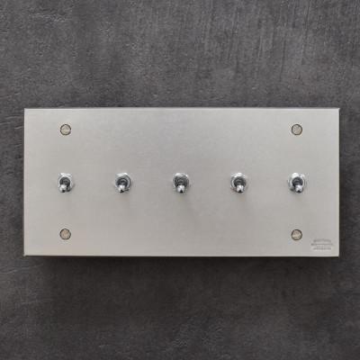 ふるさと納税 木津川市 HITTITEのステンレス製　トグルスイッチK(5口1列型)