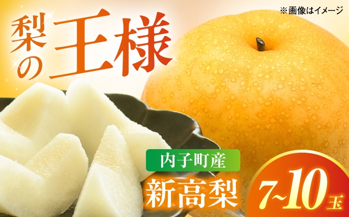 
                  【先行予約】新高梨【7～10玉】＜2026年9月下旬から発送＞ ／ 梨 なし ナシ 和梨 果物 フルーツ 国産【株式会社フジ・アグリフーズ】 にいたかなし 甘い ジューシー 食べ応え 愛媛 愛媛県 内子 内子町 四国 ギフト 贈り物 プレゼント お歳暮 お中元 贈答品 お礼品 ふるさと納税 返礼品 お取り寄せ 特産品 おすすめ 人気 秋 甘み 【BKAY021】
                