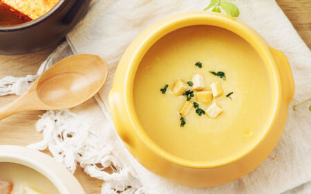 【美濃焼】直火OK 耐熱スープボウル パンプキンイエロー 3点セット【うつわやさん－カネ忠】[MBO068]