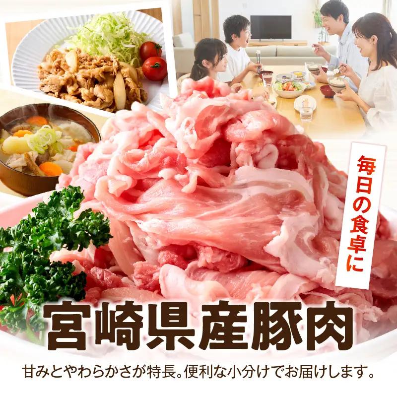 【訳あり】宮崎県産豚肉切り落とし 3kg_kn126-001-030