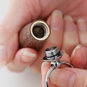 【メイプル】ピルケース  木製 薬ケース 携帯用 キーホルダー 薬入れ 小型 ミニ 錠剤 サプリメントケース 日本製  TONARINO