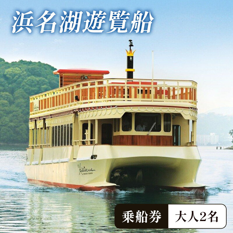 【ふるさと納税】チケット 浜名湖遊覧船乗船券 大人2枚 ペア 体験 クルージング 観光スポット 双胴船 ハイビスカス 静岡県浜松市 浜松 浜名湖