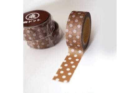 マスキングテープ 6個セット 鹿ドット 7-269