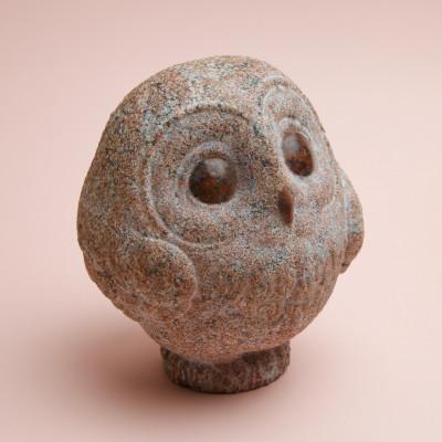 ふるさと納税 取手市 おなかいっぱい福が来る まあるいフクロウ満腹郎(モリフクロウ タイプ) |  | 01