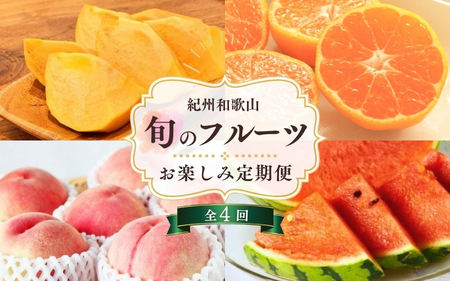 【6・8・10・12月 全4回】和歌山産 旬のフルーツ お楽しみ 定期便 【魚鶴商店】【UT108w】【Z91096-tkb】