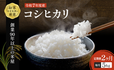 コシヒカリ 白米 令和7年産 千葉県産 コシヒカリ【5kg】【定期便2ヶ月】