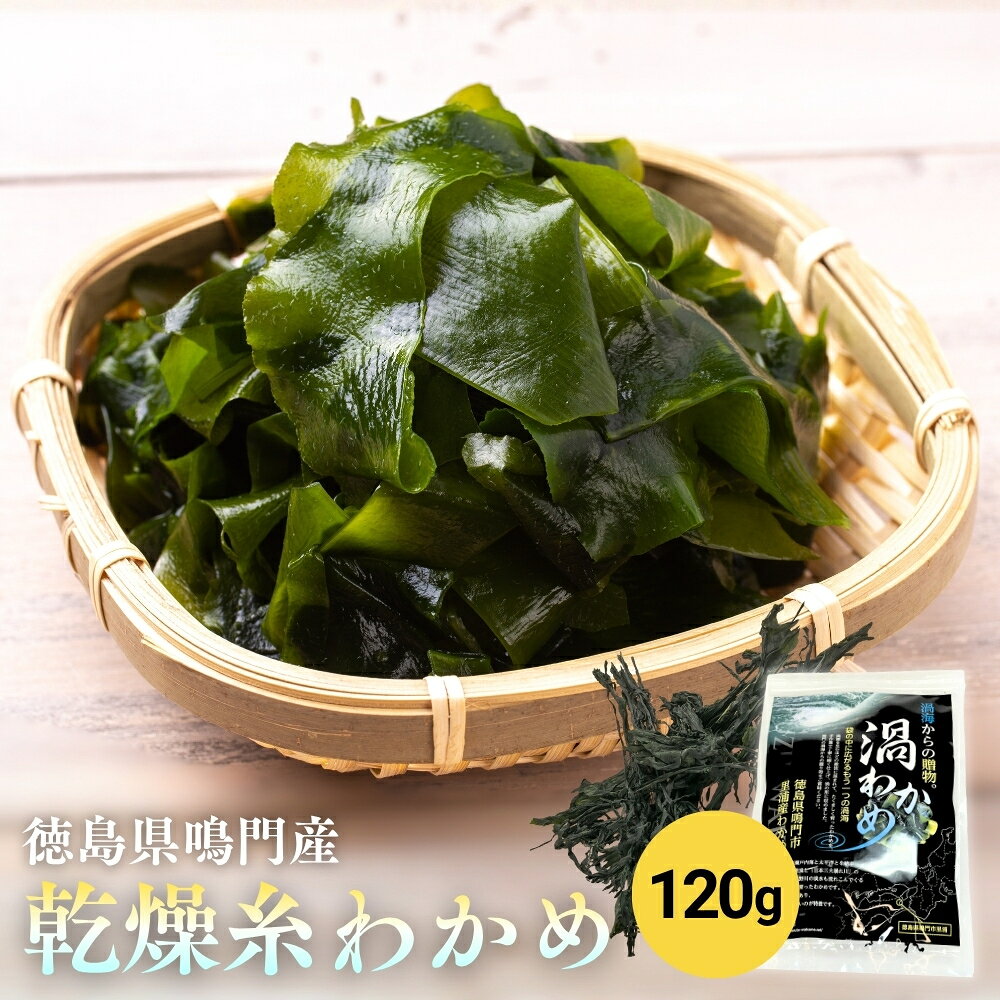 【ふるさと納税】鳴門市里浦産 糸わかめ 120g ＜貴彩＞ ｜ 鳴門わかめ 国産 徳島 ギフト 贈り物