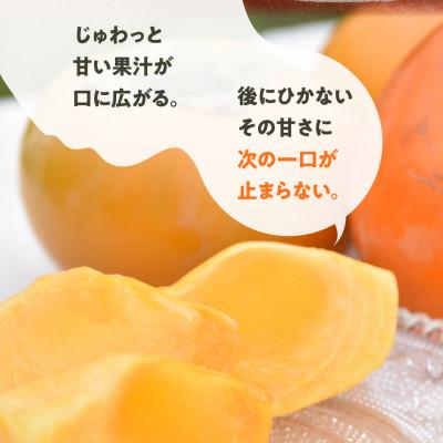 ふるさと納税 本巣市 《黄色くても食べ頃!》丸金太秋1kg(3〜5個入り)【一口噛めば果汁がしたたるジューシーな甘柿!】 |  | 02