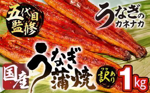 【土用の丑の日お届け】訳あり 国産 うなぎ 1kg 蒲焼 うなぎ 愛知県