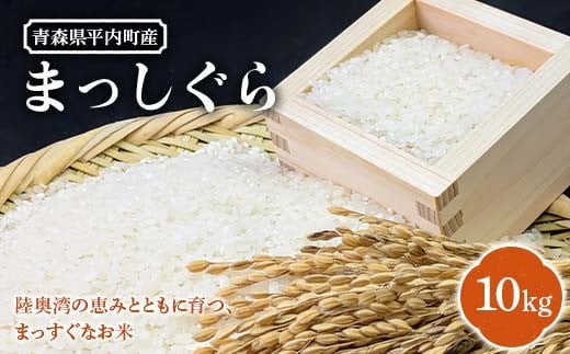 青森県 平内町産 お米 まっしぐら 10kg 白米 米 おこめ コメ 精米 東北 F21J-290