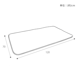 防水敷パッド70×120  Peek-a-boo(ピッカーブー) イブルベージュ