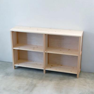 ふるさと納税 守谷市 箱型シェルフ(Lサイズ)【ナチュラル】